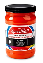 Speedball Acryl inkt voor zeefdruk Orange 946ml