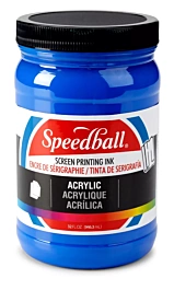 Speedball Acryl inkt voor zeefdruk Ultramarin Blue 946ml