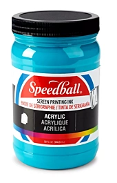 Speedball Acryl inkt voor zeefdruk Peacock Blue 946ml