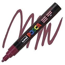 Rotulador Uni Posca PC5M Rojo Vino