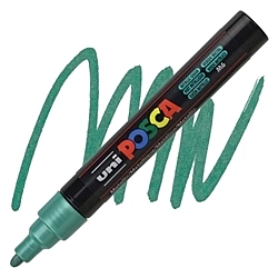 Scripto Uni Posca PC5M Verde Metálico