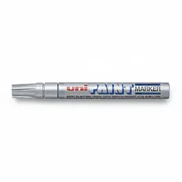 Rotulador Permanente Paint Marker PX20 Plata Uni-Ball