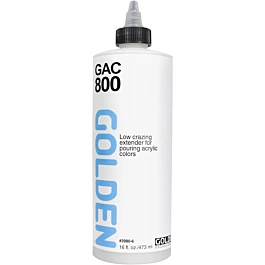 Medium acrílico diluyente para acrílicos pouring GAC 800 Golden 473ml