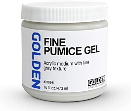 Medium Akryl gel fine pumice stone Golden 473ml