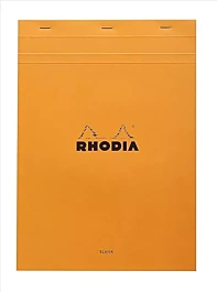 Rhodia Orange A4 Plain Notebook