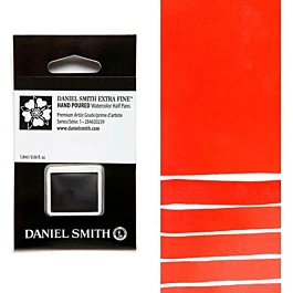 Daniel Smith Extra-Fine Watercolour, Pyrrol Scarlet, half godet
