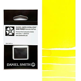 Hansa Yellow Light Extra-Fine Watercolour, half godet, Daniel Smith
