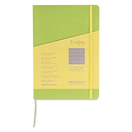 Fabriano EcoQua Plus Stitch-Bound Lined lime A5