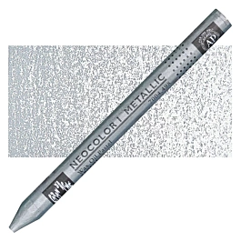 Caran d’Ache Neocolor I Wachs 498 Metallic Silber 