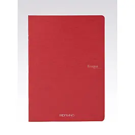Fabriano EcoQua Original A4 Cherry-coloured Squared Notebook, 90 g/m²