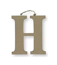 SUPER AANBIEDING **60%** Stamperia Letter H in MDF 22cm