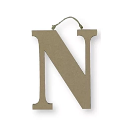 SUPER AANBIEDING **60%** Stamperia Letter N in MDF 22cm