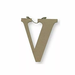 SUPER AANBIEDING **60%** Stamperia Letter V in MDF 22cm