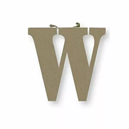 SUPER AANBIEDING **60%** Stamperia Letter W in MDF 22cm