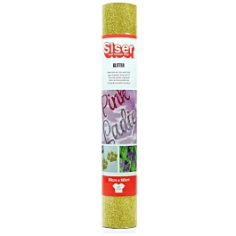 Siser Heat Transfer Vinyl Glitter Gold 30x50cm
