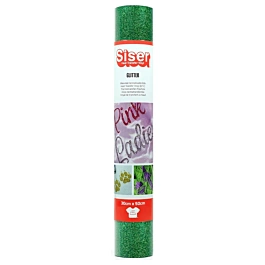 Siser Heat Transfer Vinyl Glitter Gras 30x50cm
