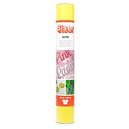 Siser Heat Transfer Vinyl Glitter Lemon Sugar 30x50cm