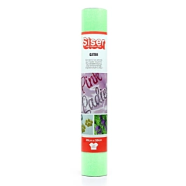 Siser Heat Transfer Vinyl Glitter Neon Grün 30x50cm