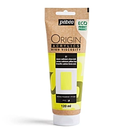 Cadmium lemon yellow acrylic 01 ecological Origin Pebeo 120ml