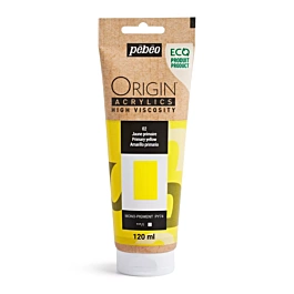 Origin Pebeo ecological primary yellow acrylic 02 120ml