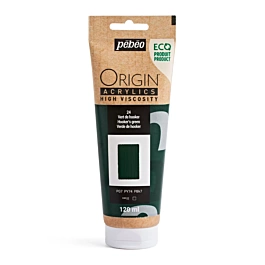Green acrylic hooker 24 ecological Origin Pebeo 120ml