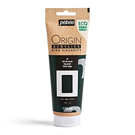 Green acrylic bladder 25 ecological Origin Pebeo 120ml