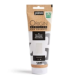 Iridescent white acrylic 44 ecological Origin Pebeo 120ml