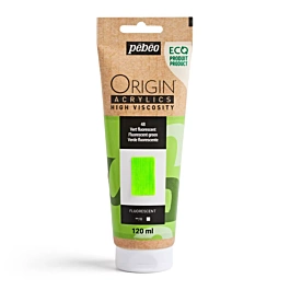 Origin Pebeo ecological fluorescent green acrylic 48 120ml
