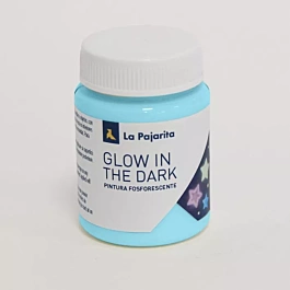 La Pajarita Glow in the Dark Verf Fluorblauw 75ml