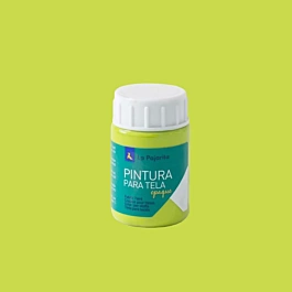 Pintura Tela Opaca Verde Lima La Pajarita 35ml