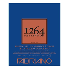 Fabriano Bristol Vellum 1265 Korn Block Illustration 36,5x43,2cm 270g/m²