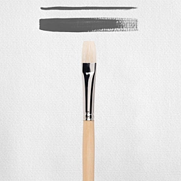 Pincel Cerda Plano Mango Largo Serie 200 Rembrandt Nº14