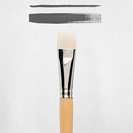 Pincel Cerda Plano Mango Largo Serie 200 Rembrandt Nº24