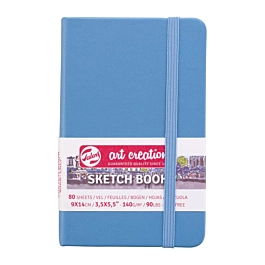 Cuaderno Sketch Book Azul Lago ArtCreation 140g/m² 9x14cm
