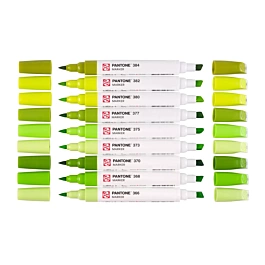 SUPER OFFRE **60 %** Coffret de 9 feutres Green Yellow Talens Pantone