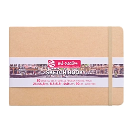 Cuaderno Sketch Book Kraft ArtCreation 140g/m² 21x14,8cm
