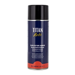 Aerosol Barniz para cuadros brillante Titan 400ml