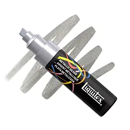 Liquitex 068 Metallic Silver Acrylic Marker, 8mm