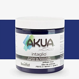 Inchiostro per Intaglio Phtalo Blue Akua Intaglio Speedball 236ml