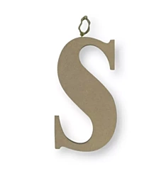 SUPER AANBIEDING **40%** Letter S in MDF Stamperia 22cm