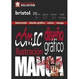 Sakura Papierblok Bristol 20H A3 250g/m²