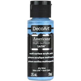 Acrílico Americana Multi-Surface Satin Azul cielo DecoArt 59ml