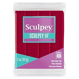 Argile à cuire rouge Sculpey III 57g
