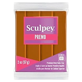 Sienna Ecru Baking Clay Sculpey Premo 57g
