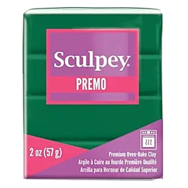 Forest Green Baking Clay Sculpey Premo 57g