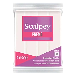Argile à modeler blanche translucide Sculpey Premo 57g