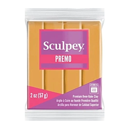 Argile à cuire jaune ocre Sculpey Soufflé 48g
