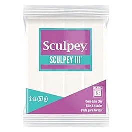 Argile à cuire blanche Sculpey III 57g