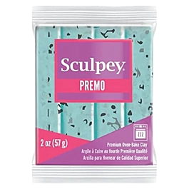 Granite Turquoise Argile à Cuire Sculpey Premo 57g