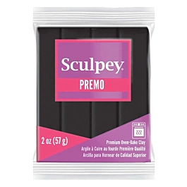 Argile à cuire noire Sculpey Premo 57g